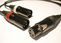 CABLE PRO Y XLR3 F ASYMETRIQUE STEREO