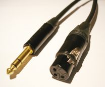 CABLE PRO XLR/JACK 6.35 3M SYMETRIQUE