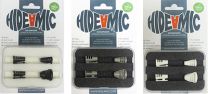 HIDE-A-MIC POUR SANKEN COS11, 4 PACK, WHITE